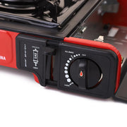 Gasstel (incl. 4 gasflessen)